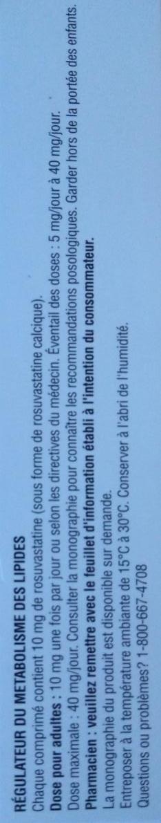 Apo-Rosuvastatine 10mg
